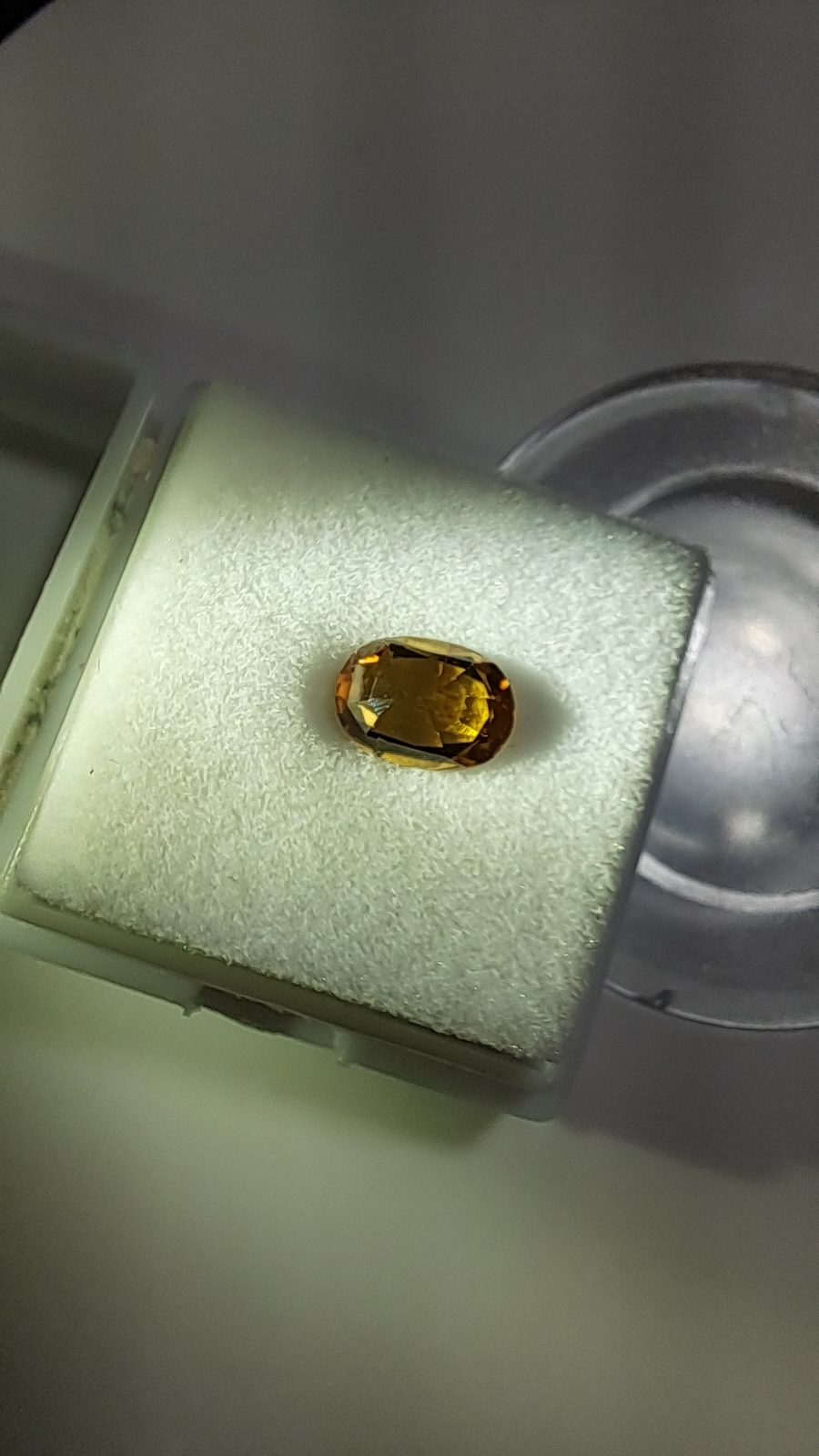 Yellow Zircon Brilliant Facet Oval Cut