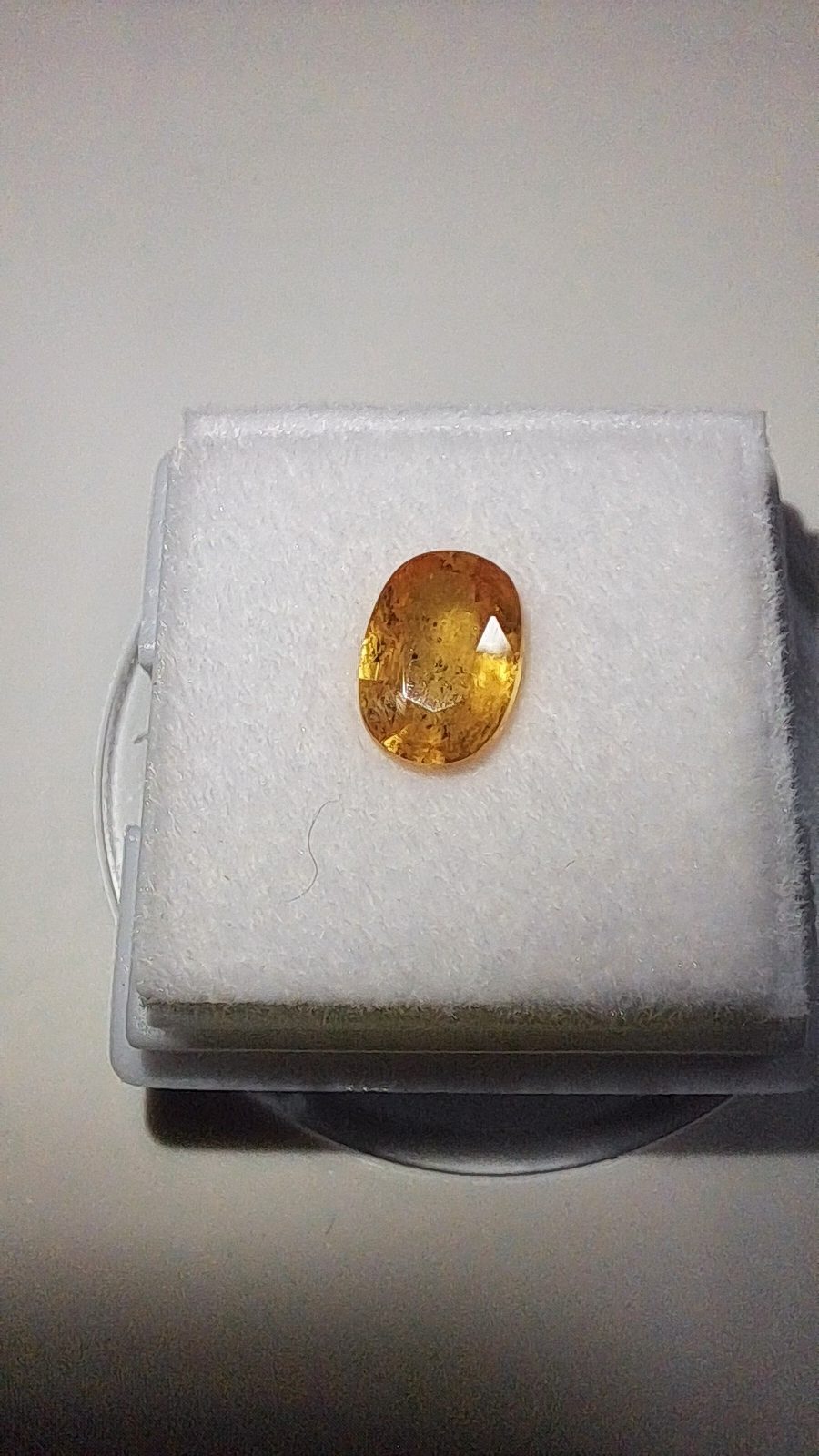 Yellow Sapphire Brilliant Facet Oval Cut