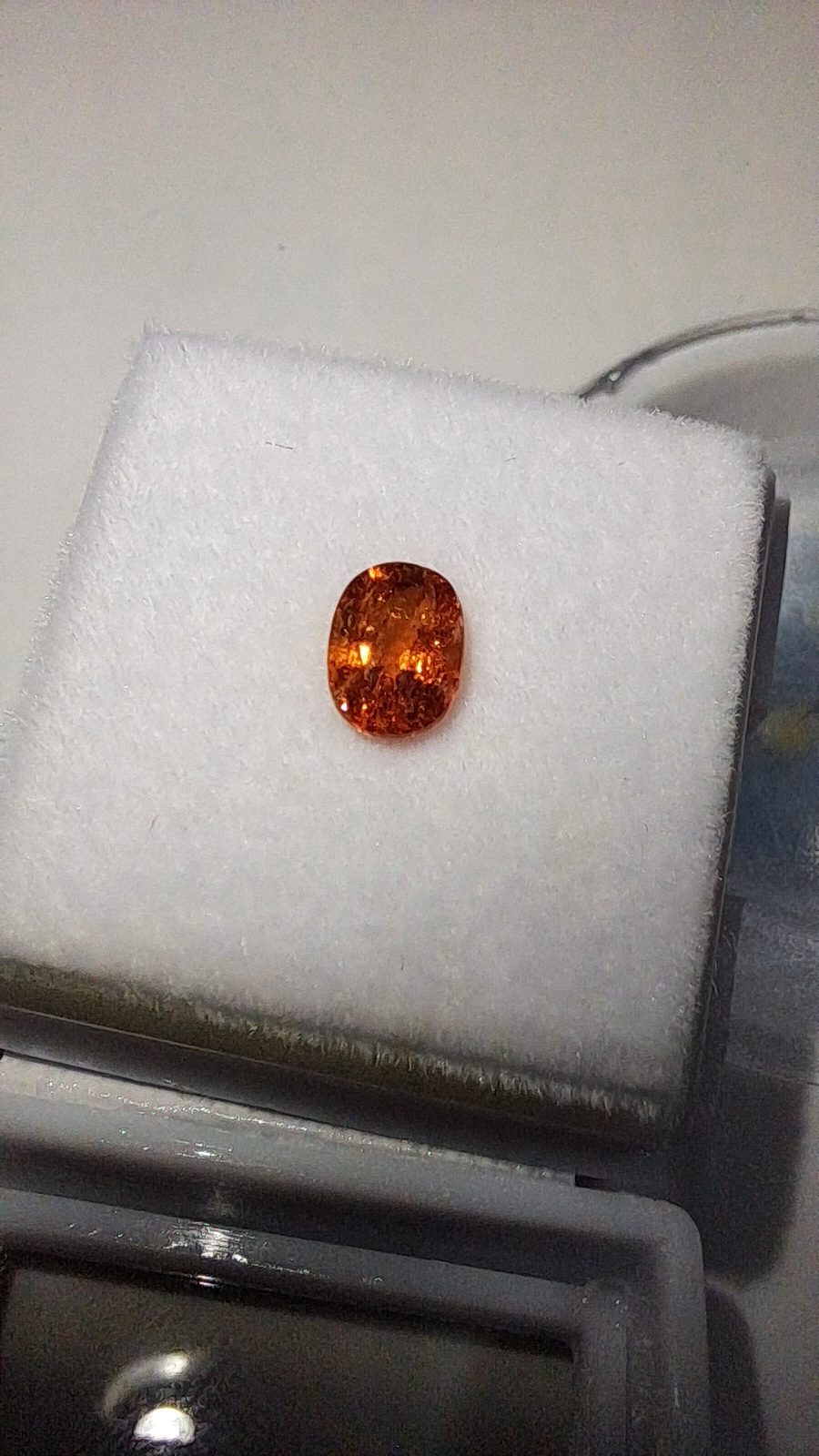 Orange Spessartite Garnet Brilliant Facet Oval