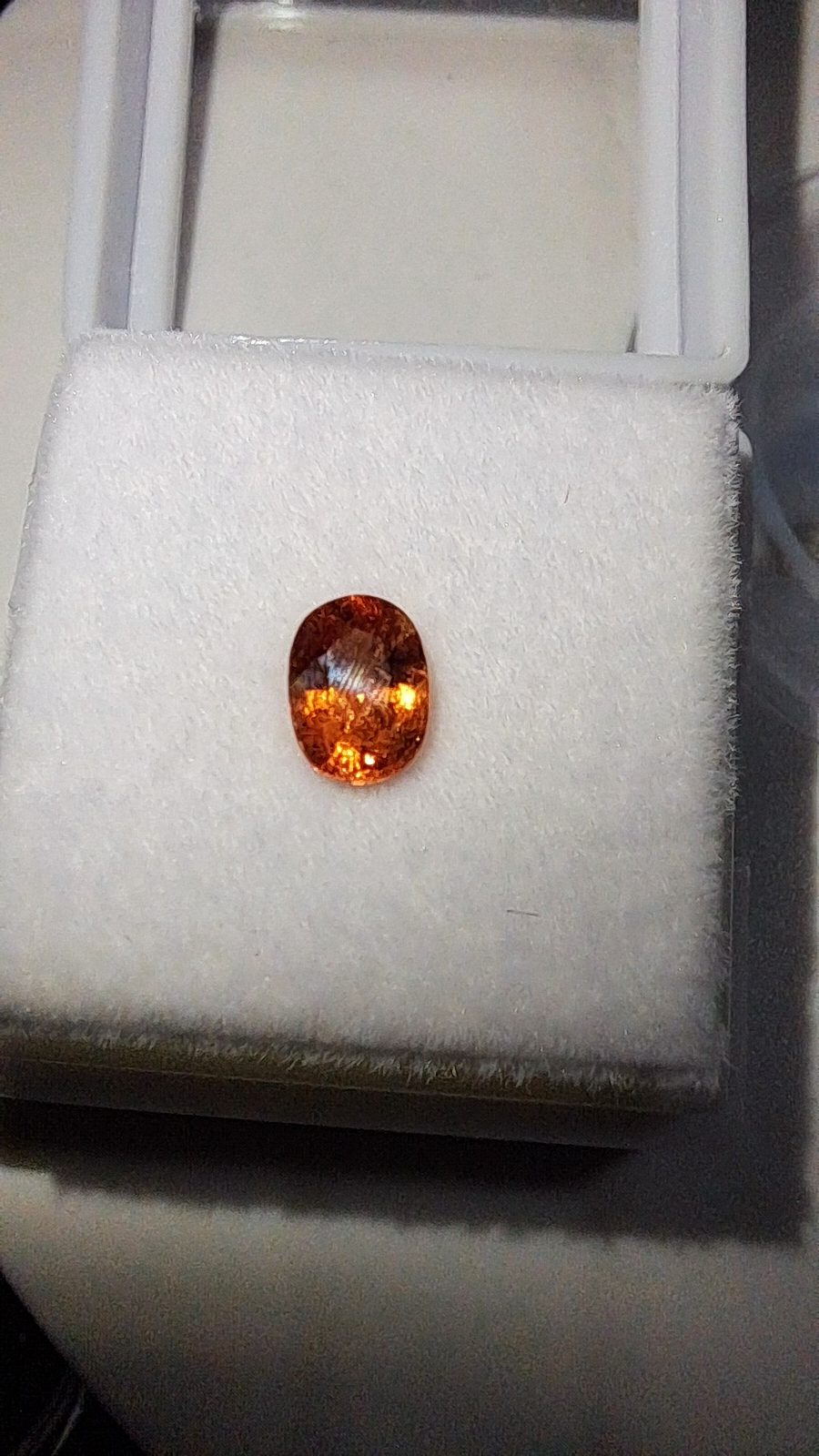 Orange Spessartite Garnet Brilliant Facet Oval