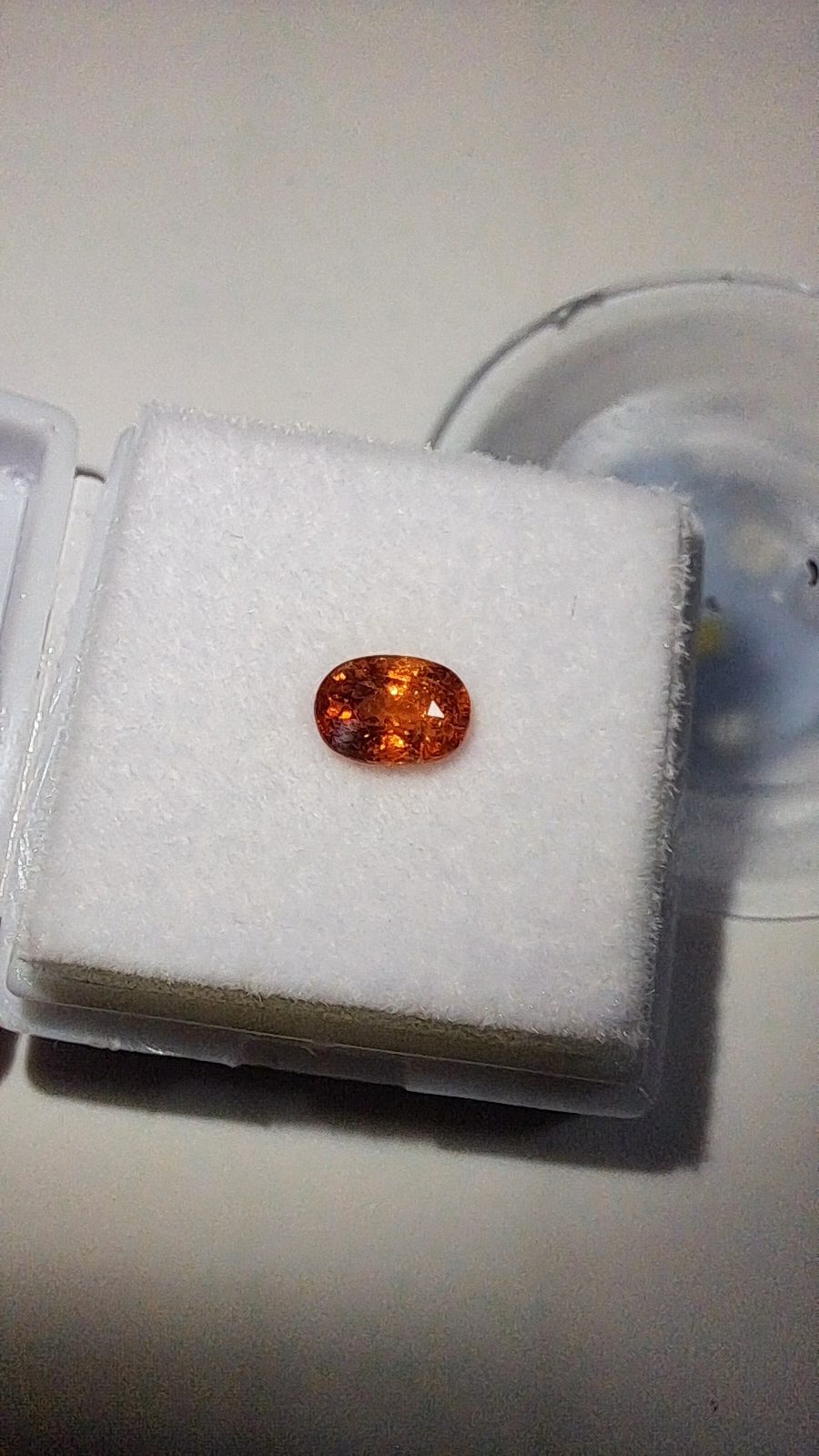 Orange Spessartite Garnet Brilliant Facet Oval
