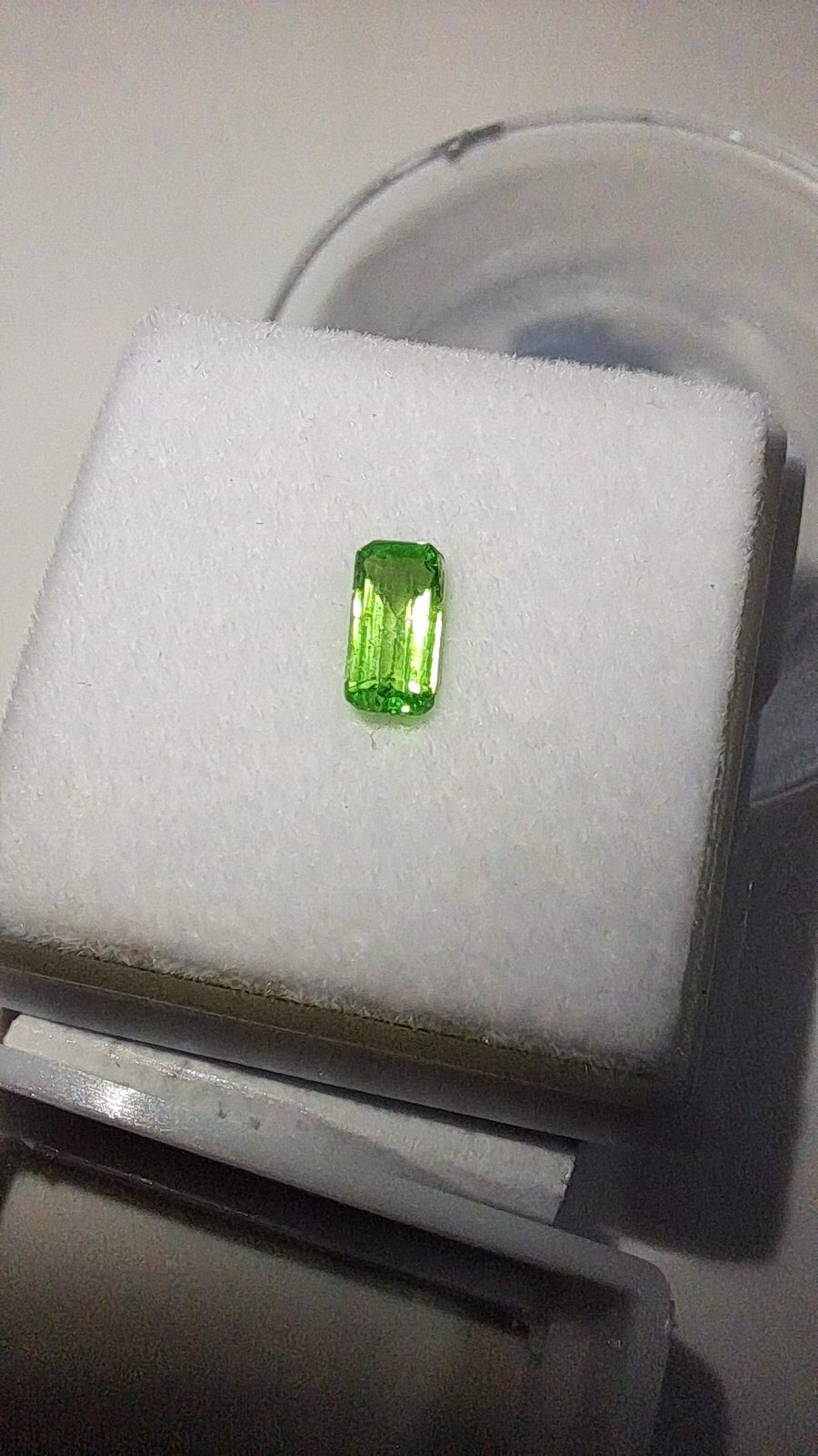 Green Tsavorite Garnet Brilliant Facet Octagon