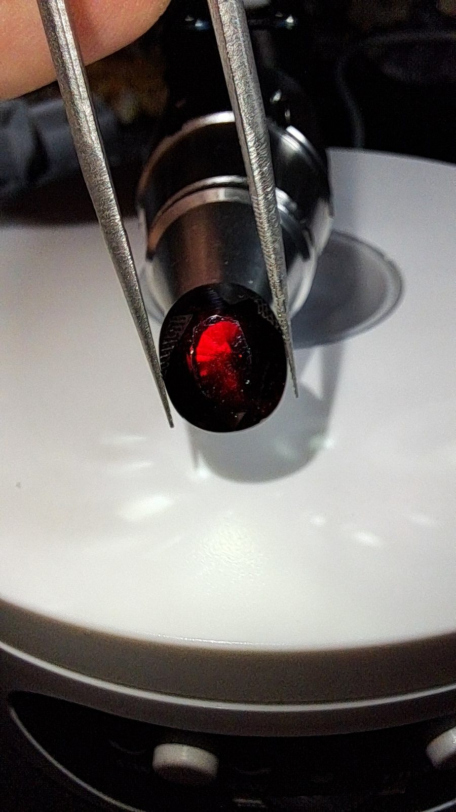 Red Orange Spessartite Garnet Brilliant Facet Oval