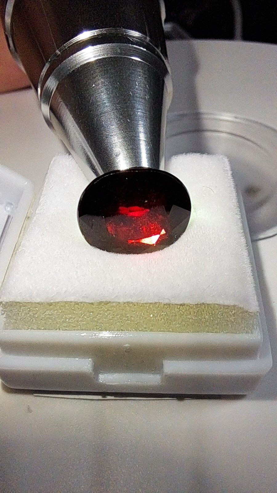 Red Orange Spessartite Garnet Brilliant Facet Oval