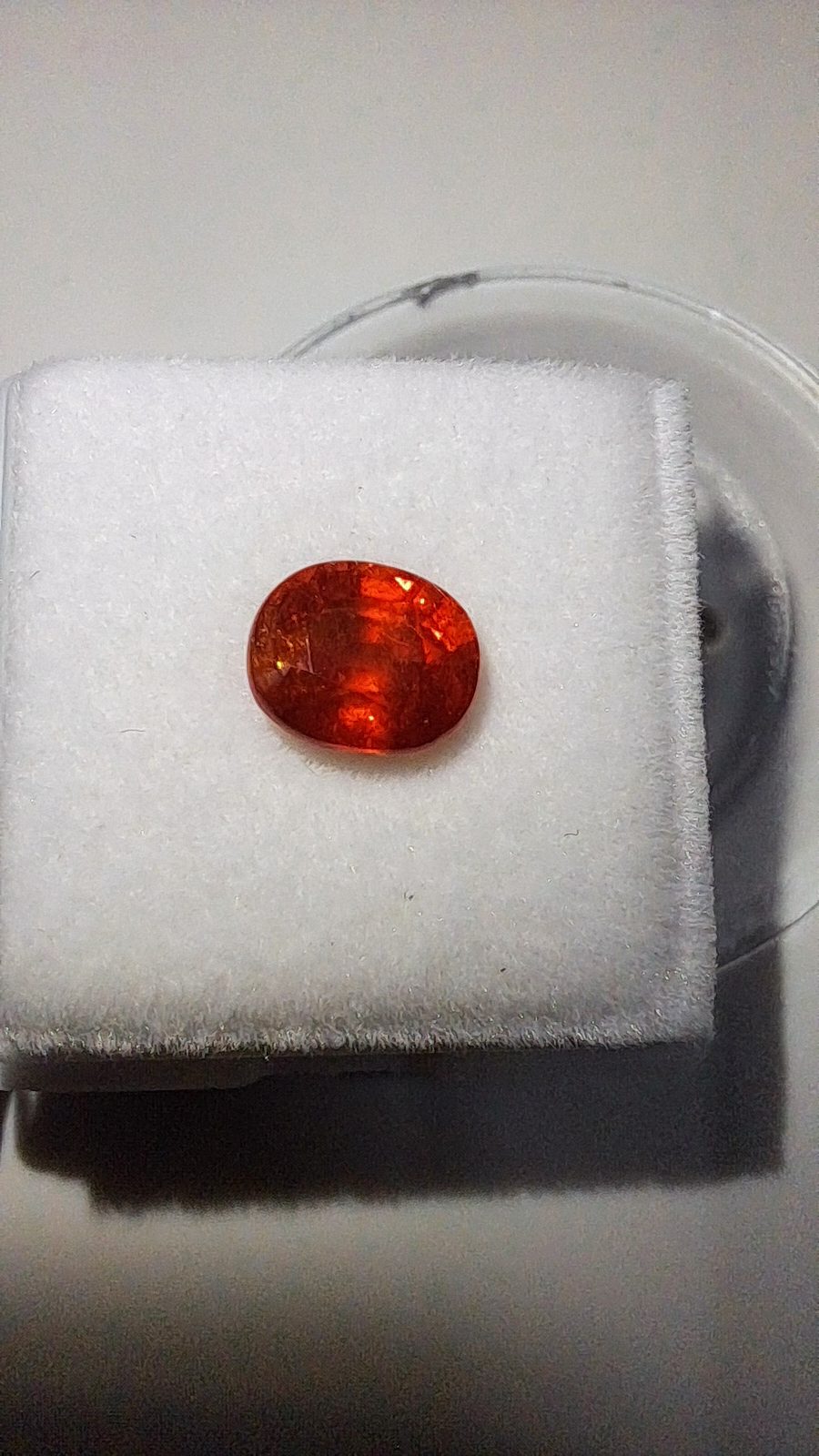 Orange Spessartite Garnet Brilliant Facet Oval