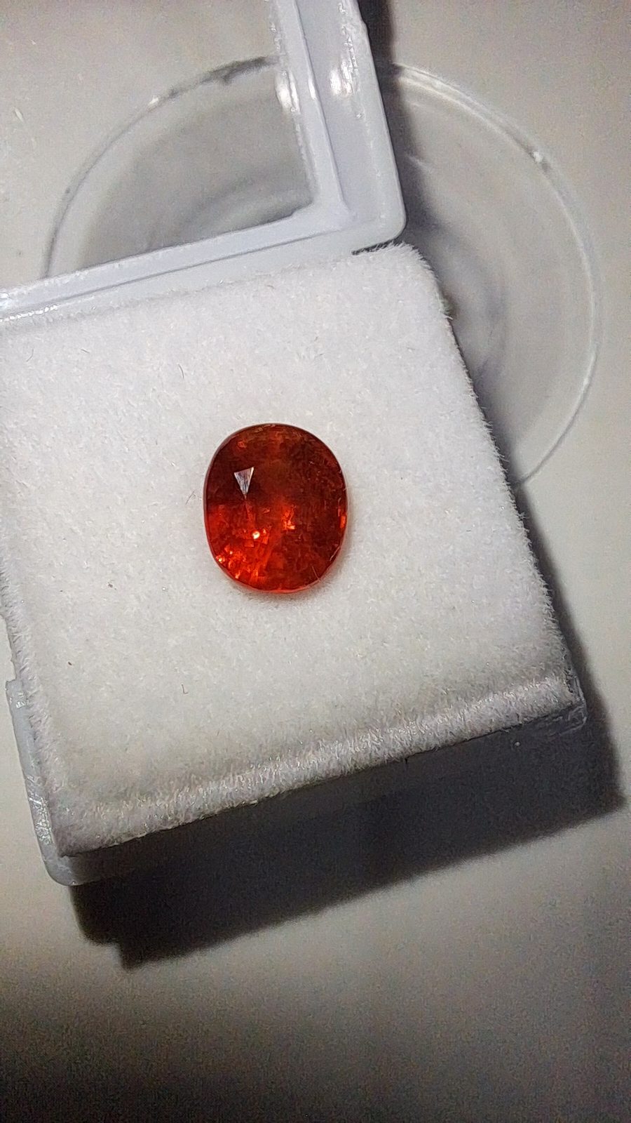 Orange Spessartite Garnet Brilliant Facet Oval