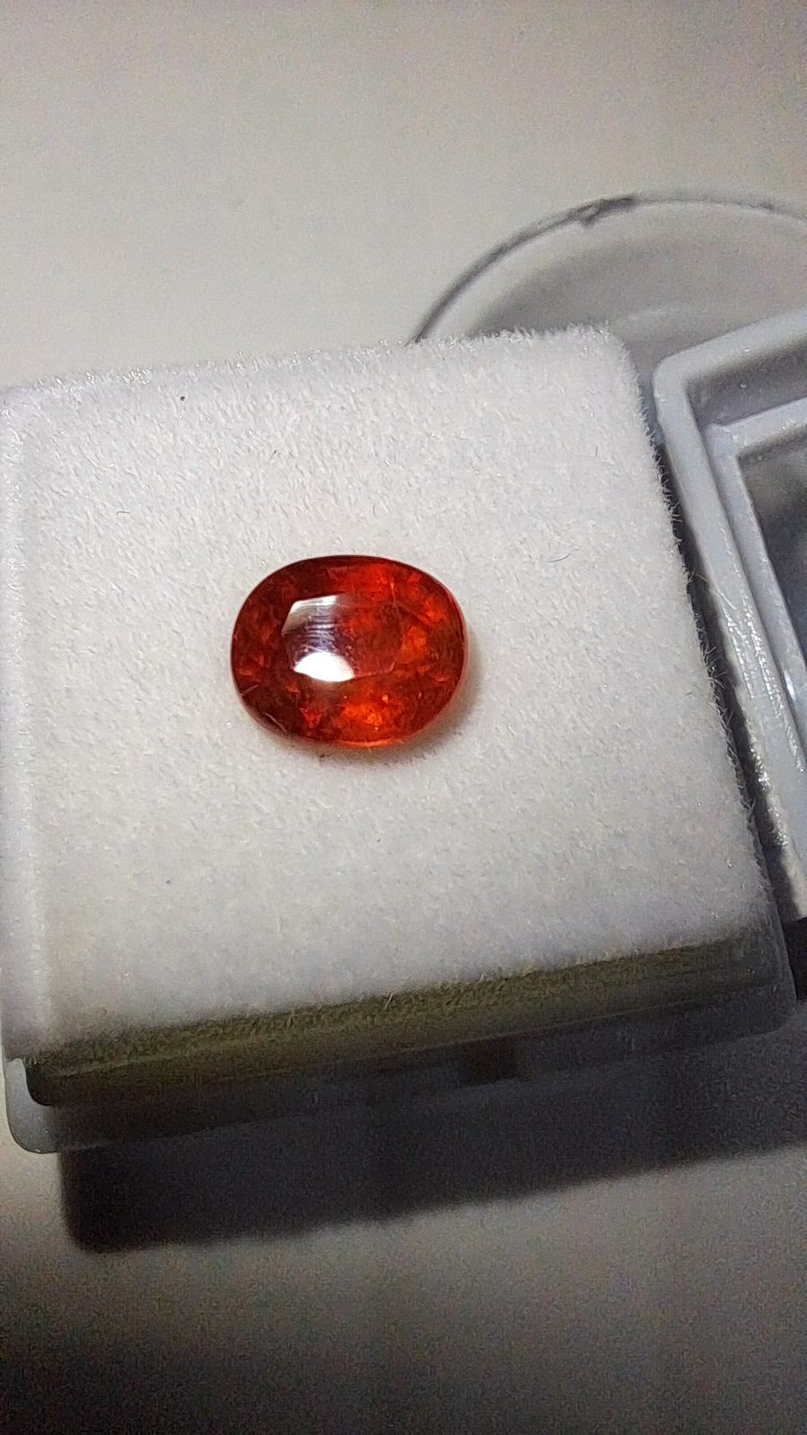 Orange Spessartite Garnet Brilliant Facet Oval