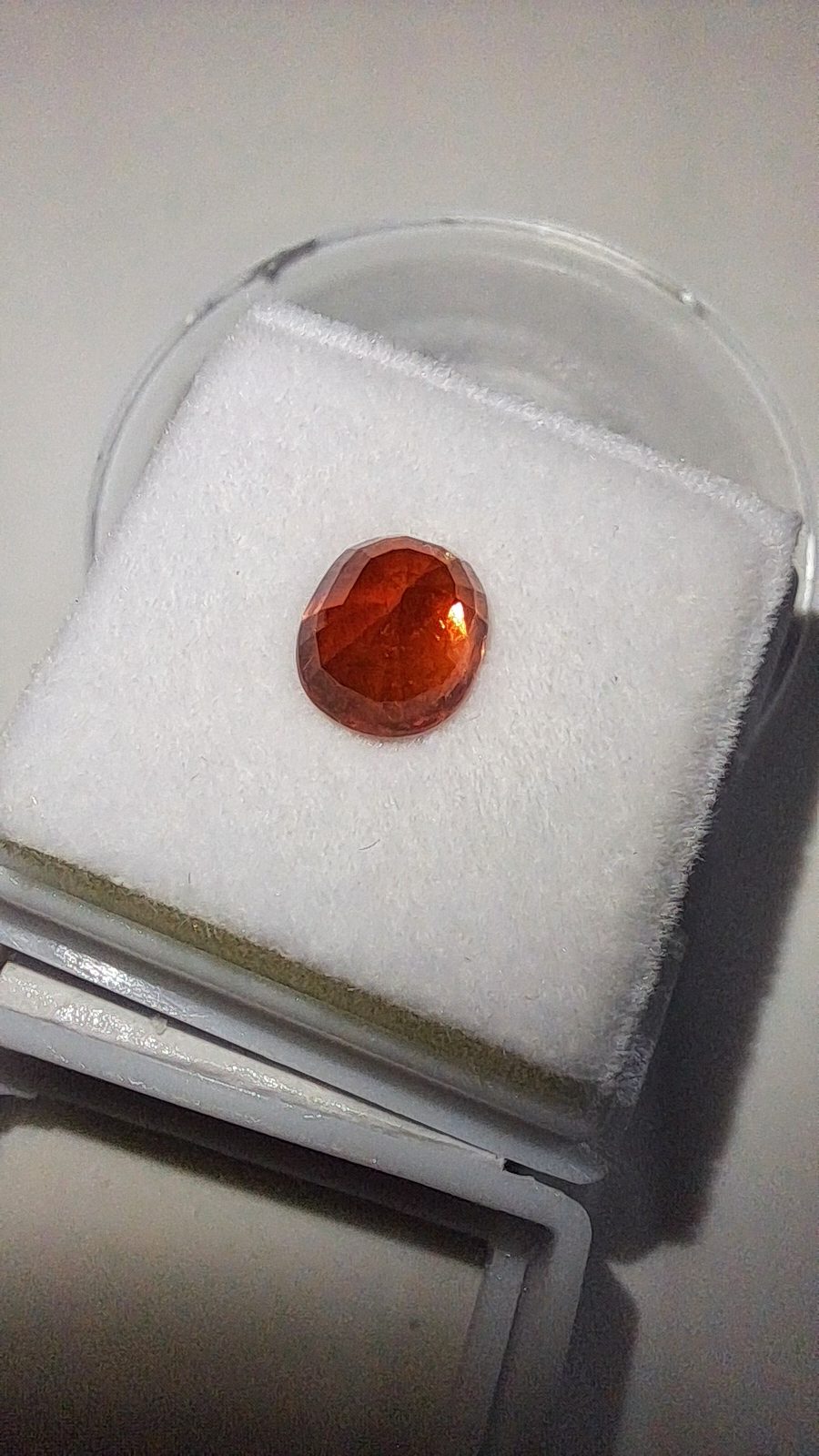 Orange Spessartite Garnet Brilliant Facet Oval