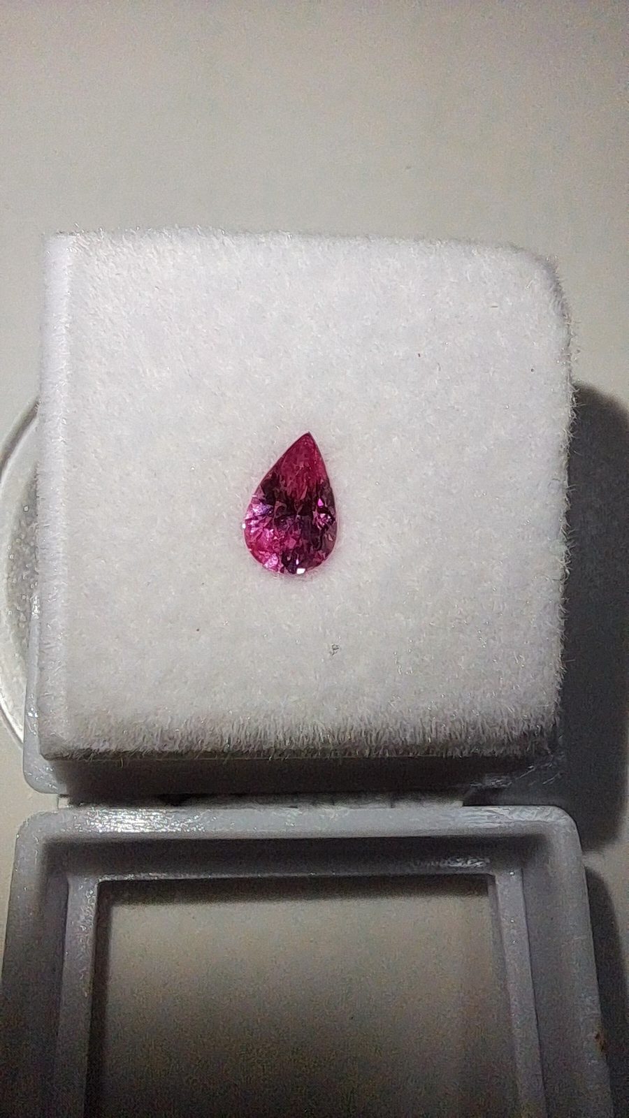 Pink Tourmaline Brilliant Facet Pear
