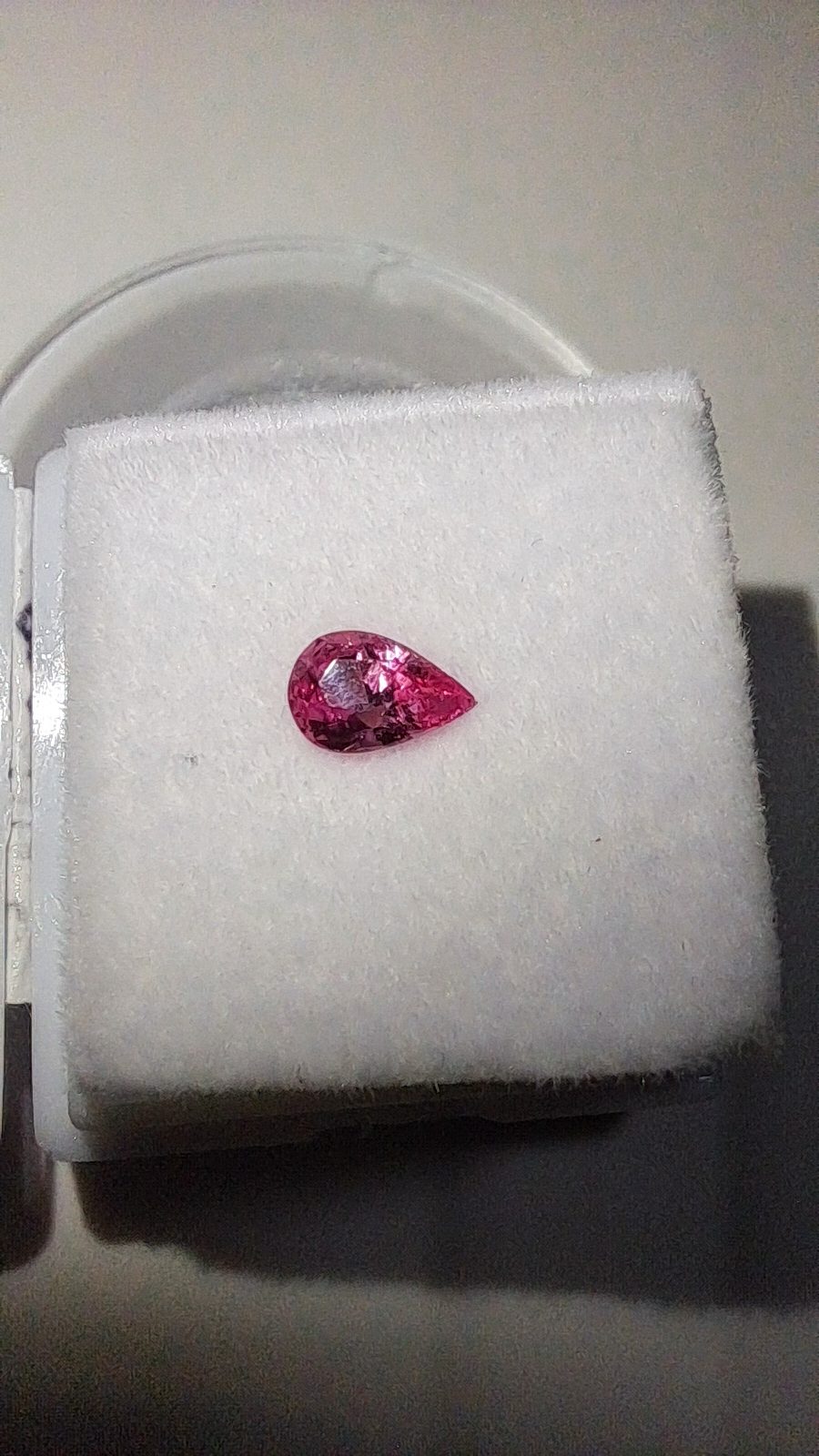 Pink Tourmaline Brilliant Facet Pear