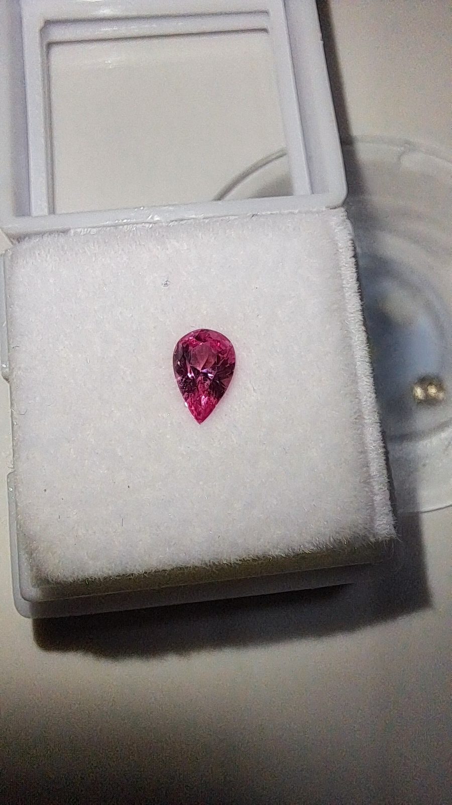 Pink Tourmaline Brilliant Facet Pear