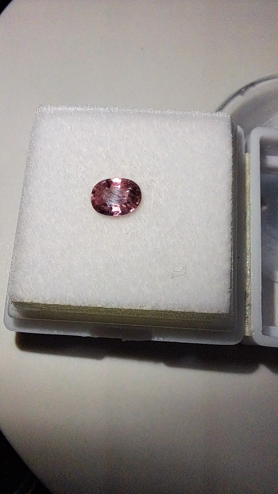 Pink Purple Sapphire Brilliant Facet Oval