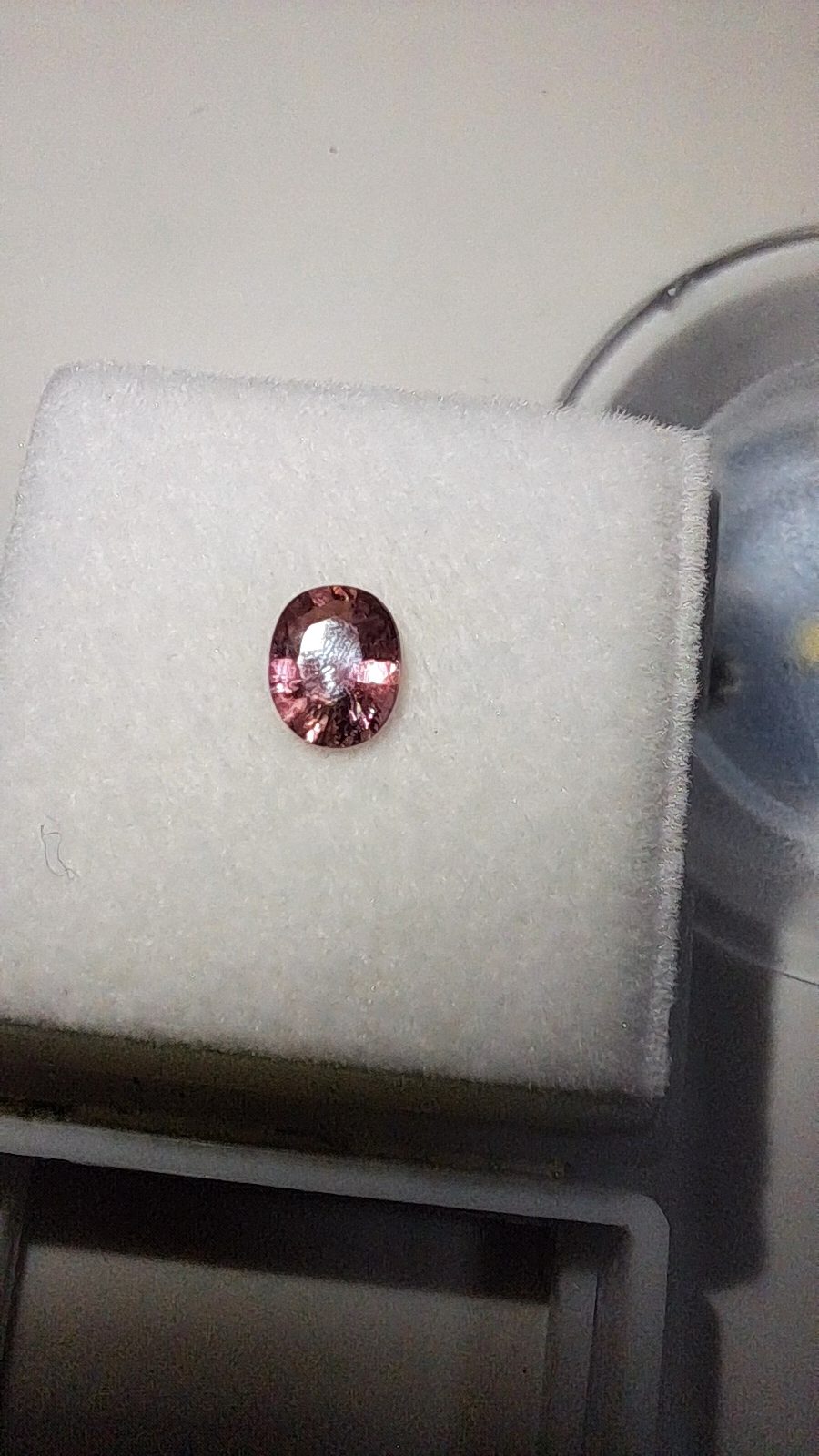 Pink Purple Sapphire Brilliant Facet Oval