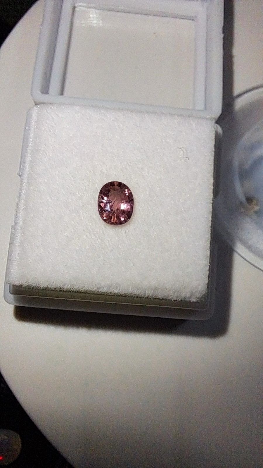 Pink Purple Sapphire Brilliant Facet Oval