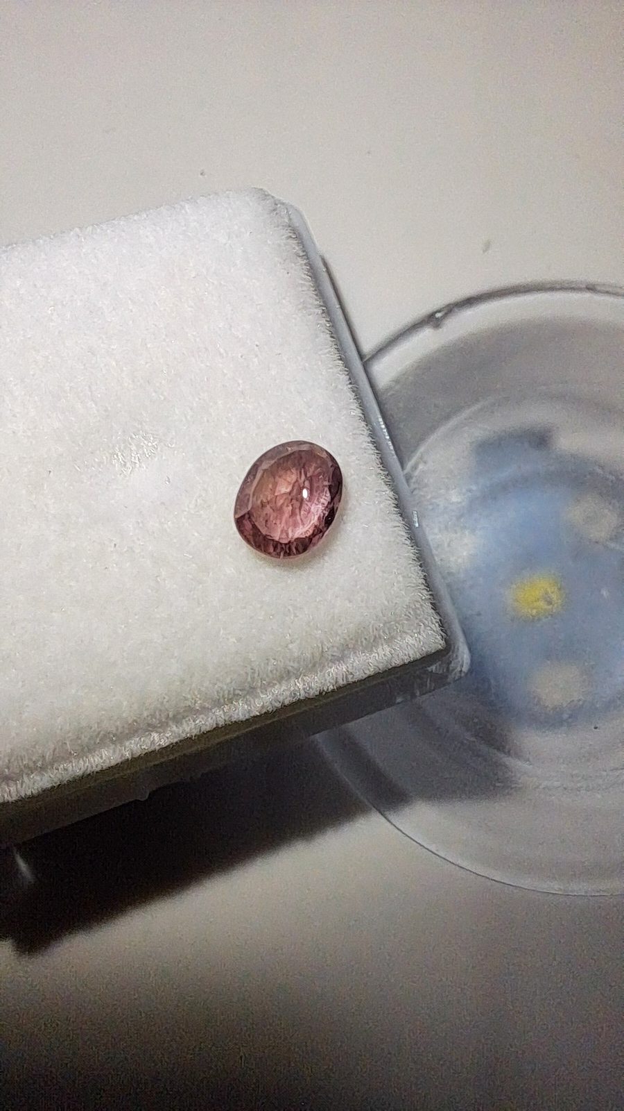 Pink Purple Sapphire Brilliant Facet Oval