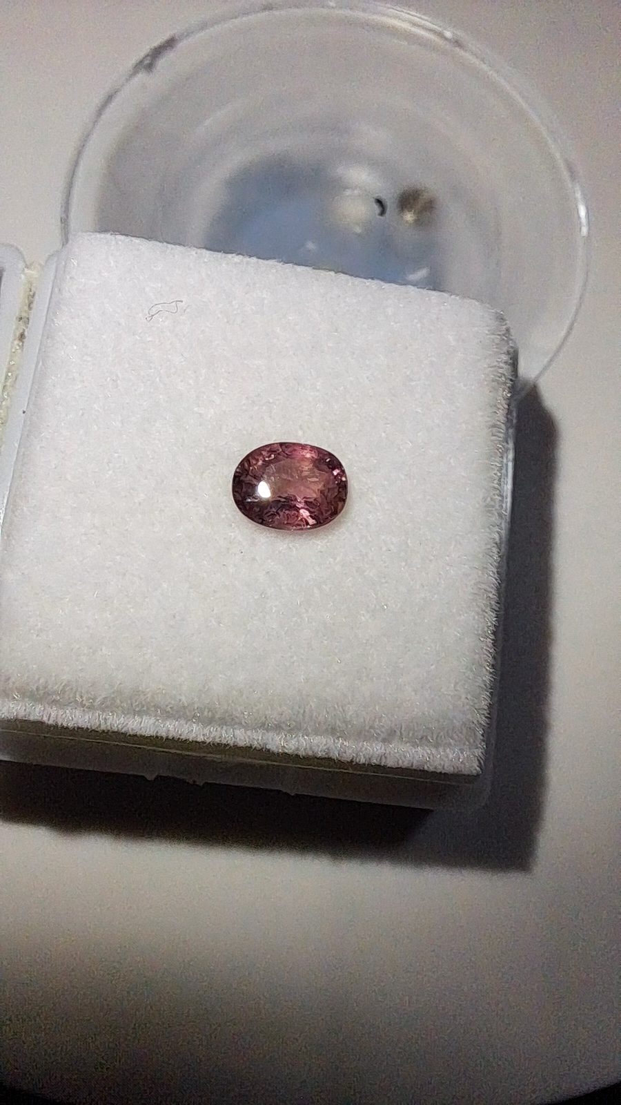 Pink Purple Sapphire Brilliant Facet Oval